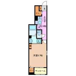 益生駅 徒歩22分 1階の物件間取画像